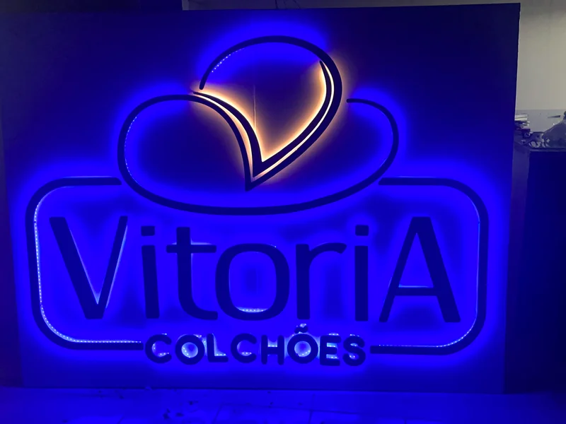 Fachada Loja Vitória Colchões - QSign